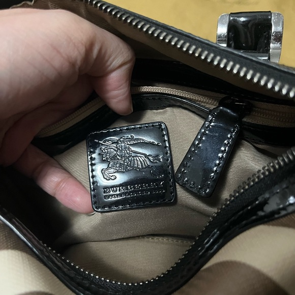 Authentic Burberry Nova Check Bowling Bag - Picture 7 of 13